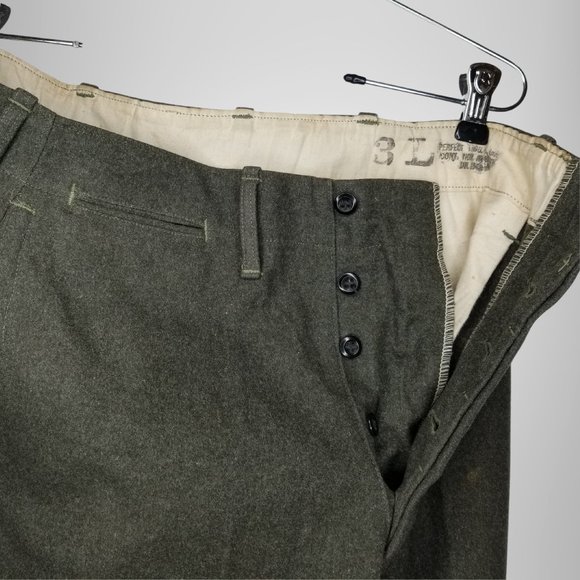 Vintage WWII USMC Winter Dress Uniform - Wool Jacket and Pants - Picture 14 of 16